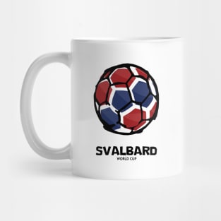 Svalbard Football Country Flag Mug